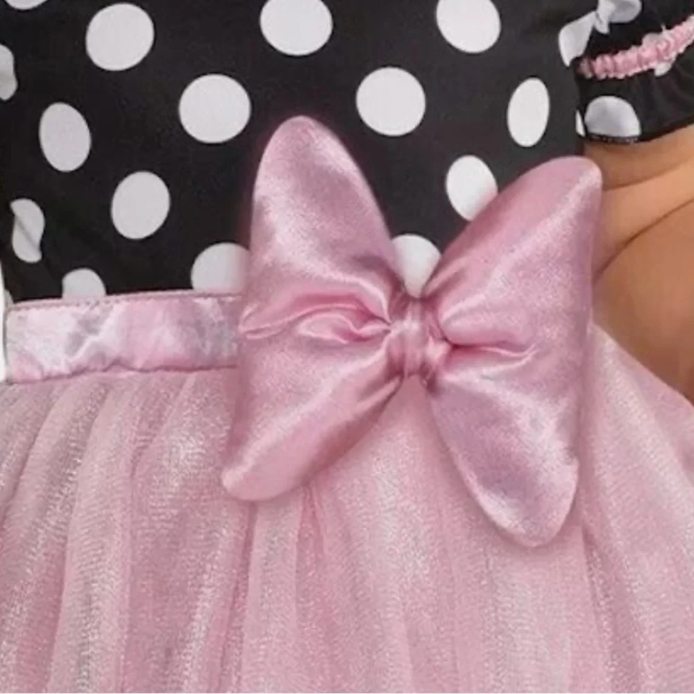 NWT Disney Baby Minnie Mouse • 18-24m • Costume Dress with Ears Accessory